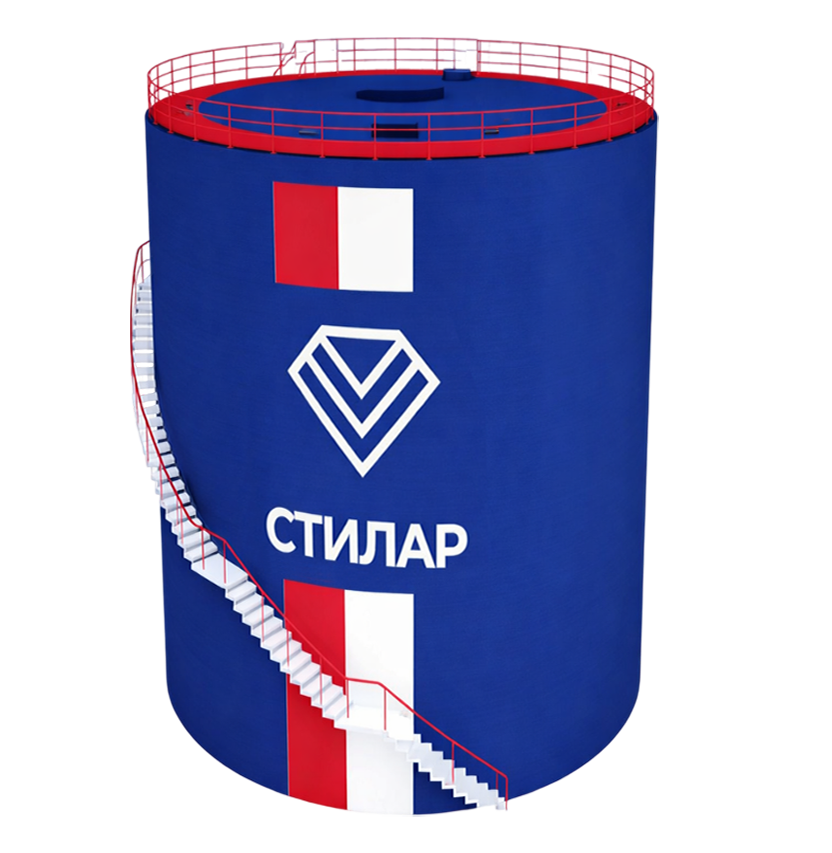 Цельносварной резервуар РВС для технической воды 50 м³ от завода-производителя