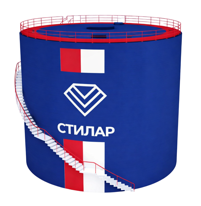 Цельносварной резервуар РВС для масла 200 м³ от завода-производителя